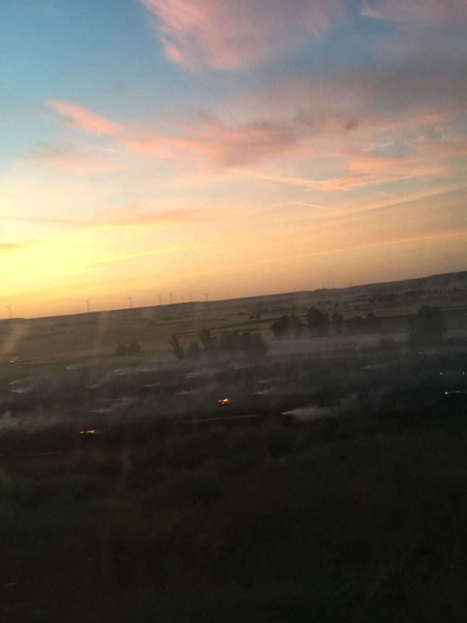 Incendio en Quintanaortuño